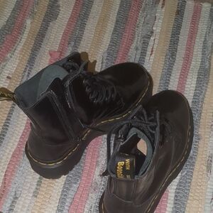 Dr. Martens Black Leather Boots
